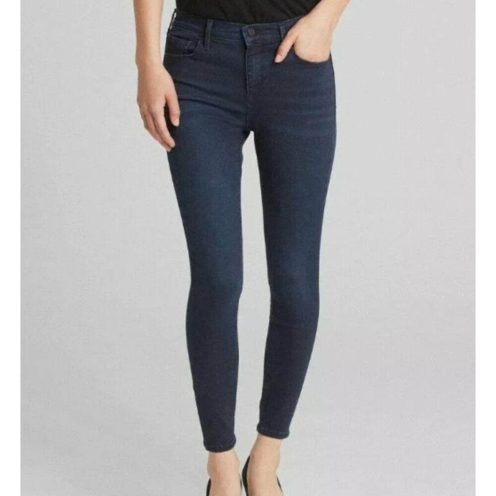 GAP Women's Rinse Wash Premium 1969 Denim True Sculpt Skinny Jeans Sz 32 Short